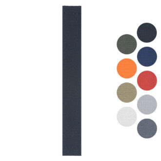 nt14 a.1 Gallery Black StrapsCo Nylon Stretch One Piece Watch Band Strap 18mm 20mm 22mm 24mm